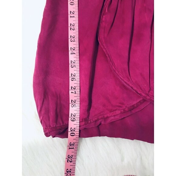 Madison Marcus Mini Dress Size XS Womens 100% Silk Deep V Neck - Picture 4 of 5